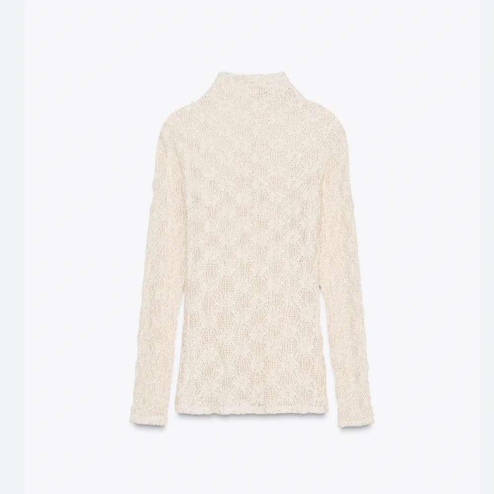 Zara NWT high neck lace top 4886/002